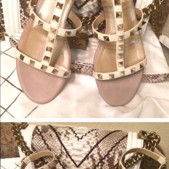 Valentino Rock Stud Sandals - Picture 2 of 8
